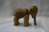 Wooden elephant, part of Winthrop Rockefeller's collection of elephants (wr-191)