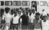Governor of Arkansas: Students in front of Rockefeller's Traveling Office (Unprocessed, Digital Image 1645)